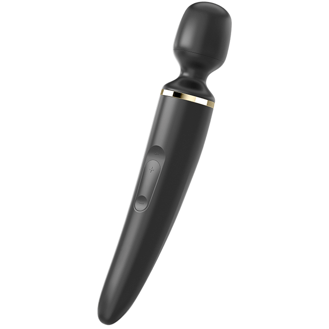 Satisfyer Wand-Er Vibrator Frau schwarz Sexspielzeug Massagegerät Klitoris