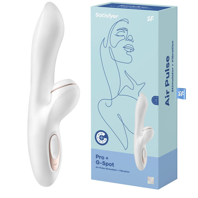 Satisfyer pro+ g-spot rabbit air pulse stimulator vibrator sex toy woman