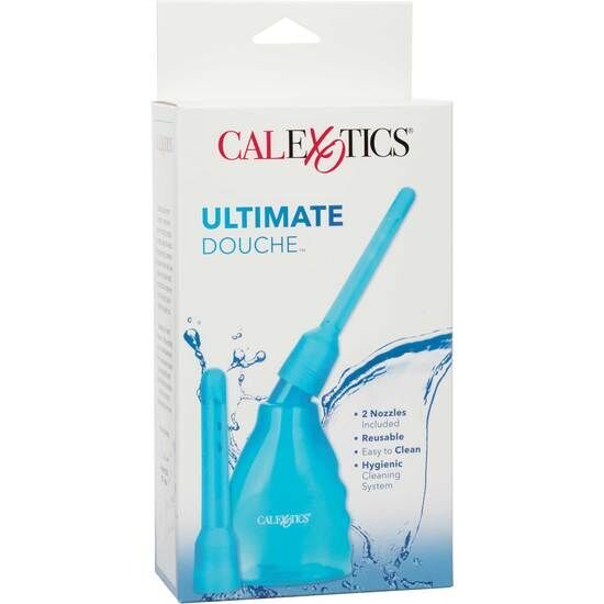 Anal vaginal calex douche enema colonic cleaner hygiene safe body shower unisex blue