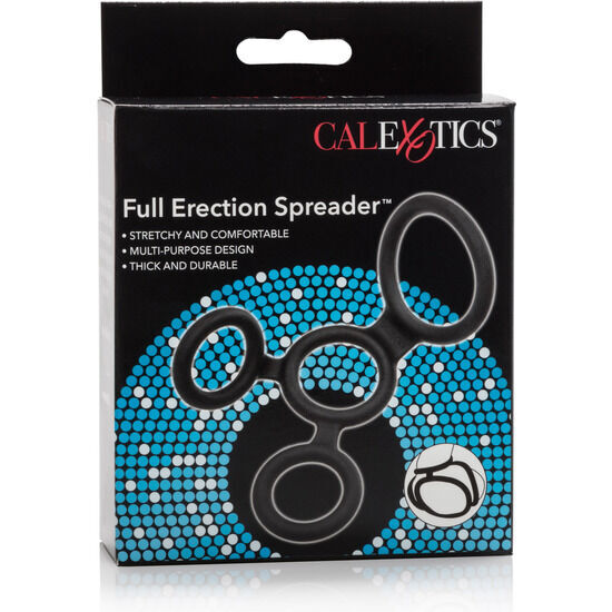 Calex full erection penis ring silicone with more rings sex toys long lasting