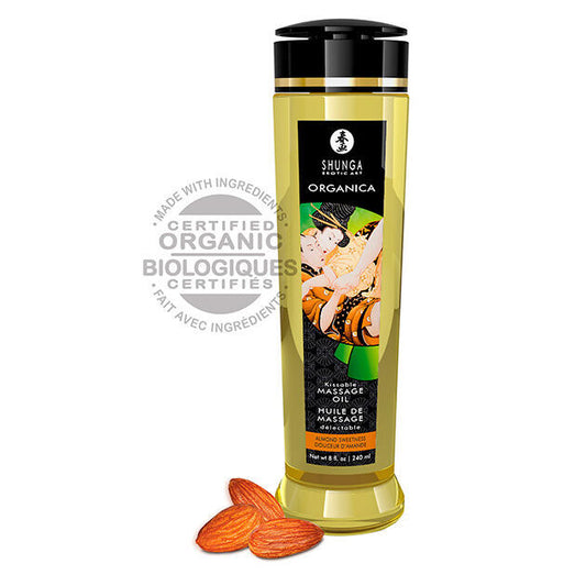 Shunga organic edible erotic massage oil 240ml