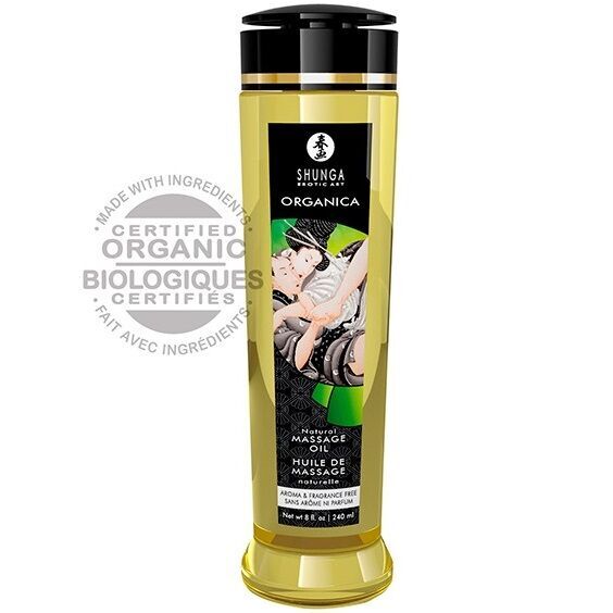 Shunga organic edible erotic massage oil