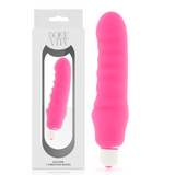 Vibratore sex toy punto G bullet vibratore femminile dolce vita genius silicone rosa