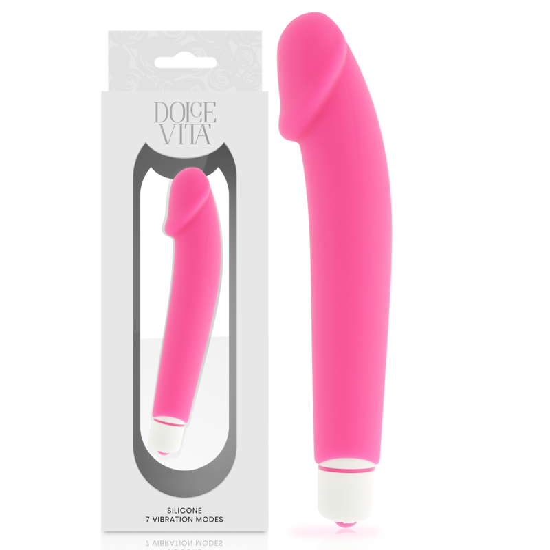 Dolce vita sex toy dildo vibratore realistico femminile in silicone rosa