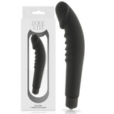 Dolce vita realistic pleasure vibrator black silicone sex toy for women