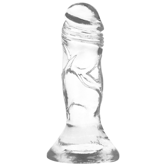 Xray clear cock dildo with balls transparent 12cm x 2.6cm