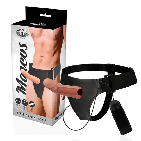 Harness attraction marcos hollow harness with vibrator 15 X 5cm