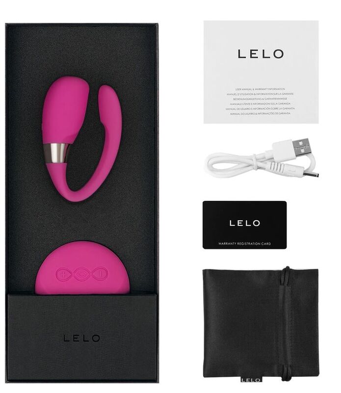 Lelo Insignia Tiani 3 Fernmassagegerät Kirsche Sexspielzeug Paare Stimulation Vibration