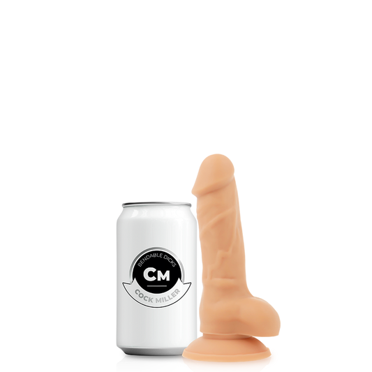 Cock miller silicone densità cocksil vibratore articolabile flessibile 13 cm giocattoli sessuali