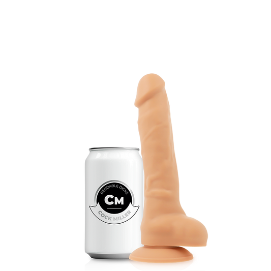 Cock miller silicone density articulable cocksil dildo 18cm flexible soft