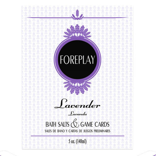 Foreplay bath salts and play cards