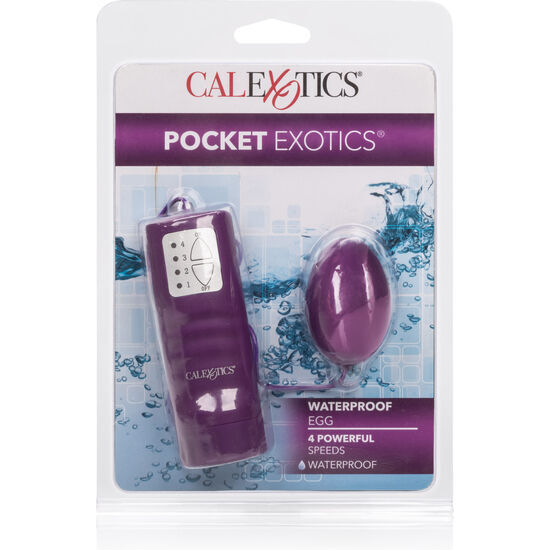 Calex pocket sex toys for women couples vibrating bullet egg vibrator purple 4v