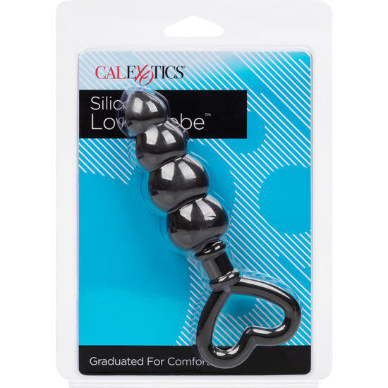 Calex silicone love probe 11.5cm beads anal plug flexible sex toy stimulation