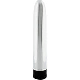 Sevencreations slim-line total silver vibrator smooth multispeed sex toy