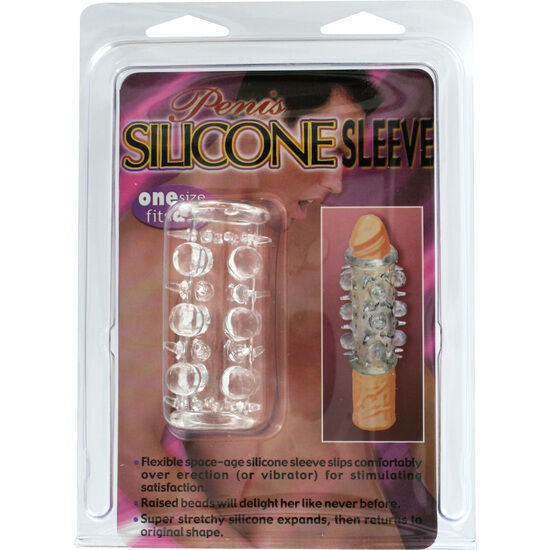 Sevencreations silicone penis sleeve stimulate