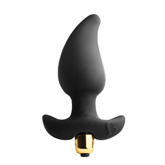 Anal plug vibrator butt quiver p-spot stimulator 7 speed black women sex toys