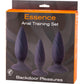Sevencreations essence anal training set black anal plug stimulation sex toy