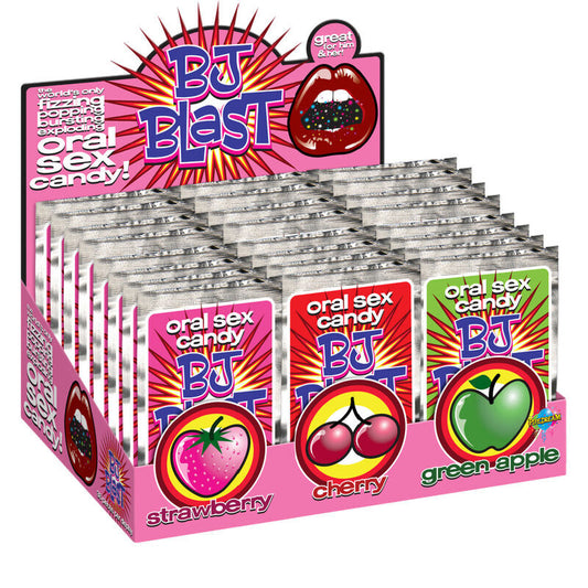 Pipedreams BJ blast candy oral sex assorted display 36 units