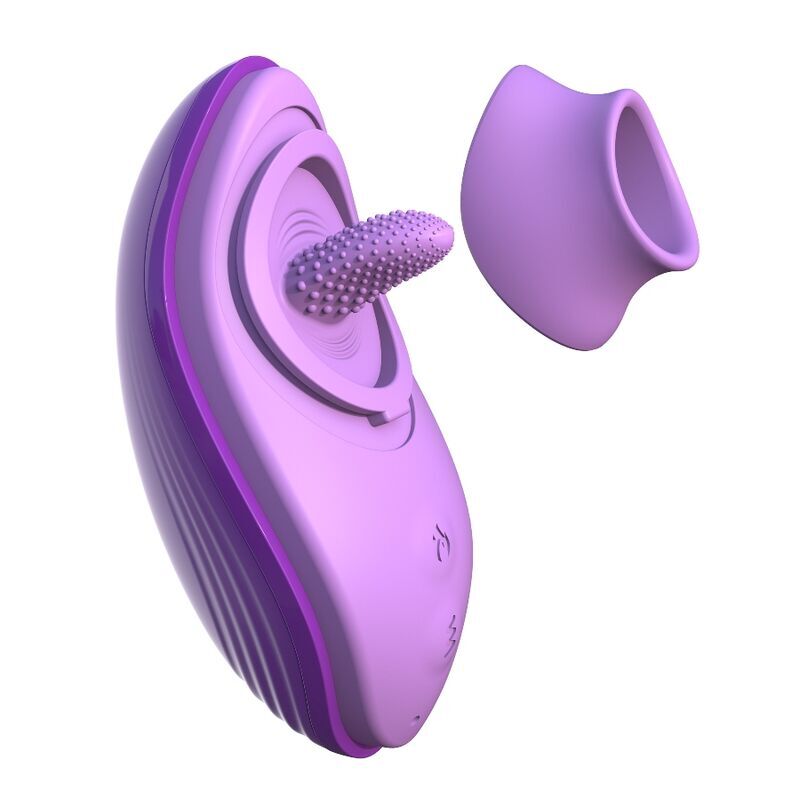 Fantasy for her her silicone fun tongue stimulator purple sex toy women