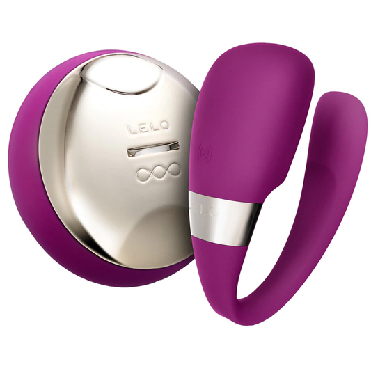 Lelo Insignia Tiani 3 Fernmassagegerät Deep Rose Sexspielzeug Paare Stimulation Vibration