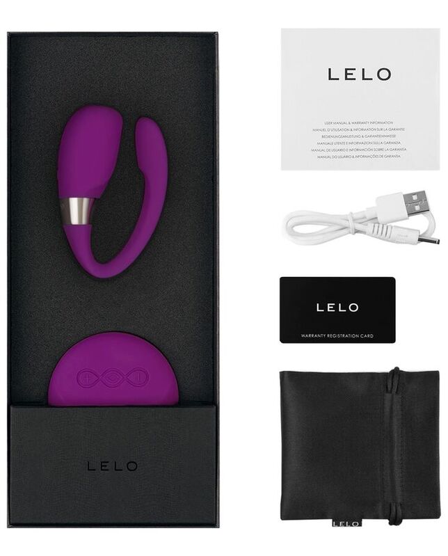 Lelo insignia tiani 3 massaggiatore remoto deep rose sex toy coppie stimolazione vibrazione