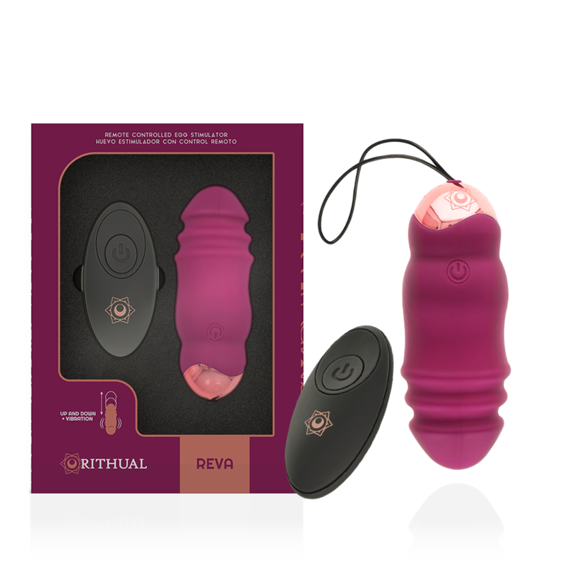 Rithual Reva Eierstimulator, Fernbedienung, Auf- und Ab-System, Vibrations-Sexspielzeug