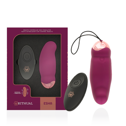 Rithual esha wireless remote control sex toy egg stimulator rotation vibration