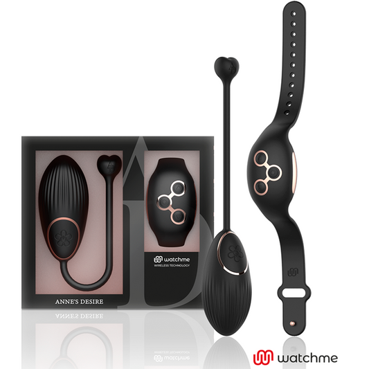 Smart sex toy anne's desire egg remote app control watchme technology black/gold