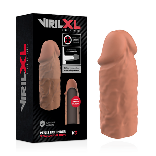 Virilxl liquid silicone V3 brown penis extender