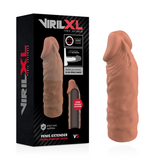 Virilxl estensore per pene in silicone liquido extra comfort V5 marrone
