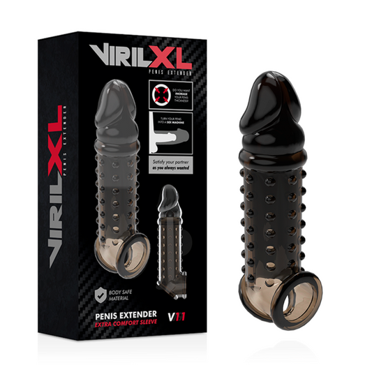 Virilxl penis extender extra comfort sleeve V11 black