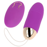 Ohmama remote control vibrating egg 10 speeds purple sex toy stimulator g-spot