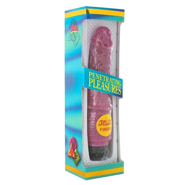 Jelly-dildo realistic penis stimulator-vibrator multi-speed sevencreations flex