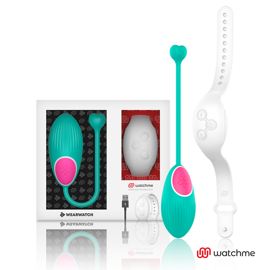 Couple vibrator egg wearwatch sex toy wireless technology watchme green/white