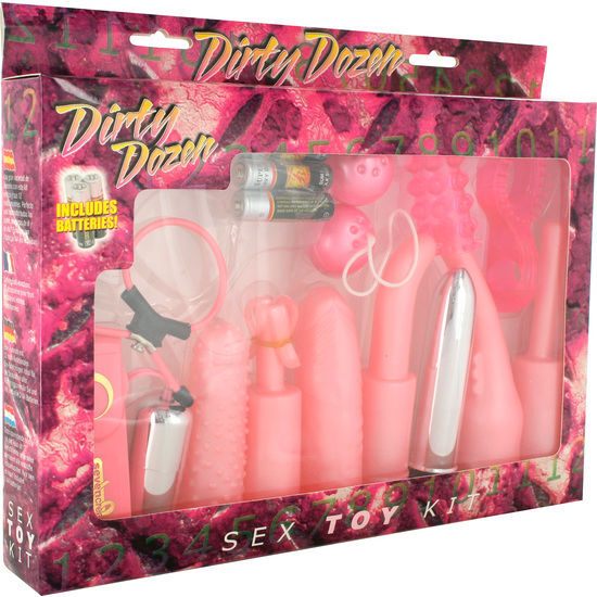 Stimulating p or g-spot sevencreations dirty dozen kit 12 toys vibrations