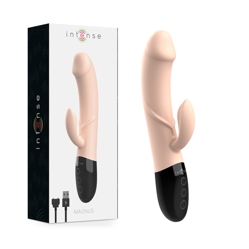 Intensiver Magnus Dual-Vibrator, natürliches, wiederaufladbares Sexspielzeug, stimuliert den G-Punkt