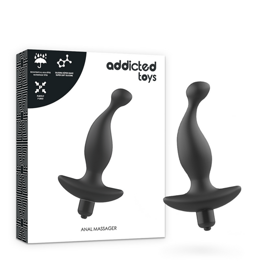 Silicone anal plug vibrator addicted sex toys massager with vibration for couple