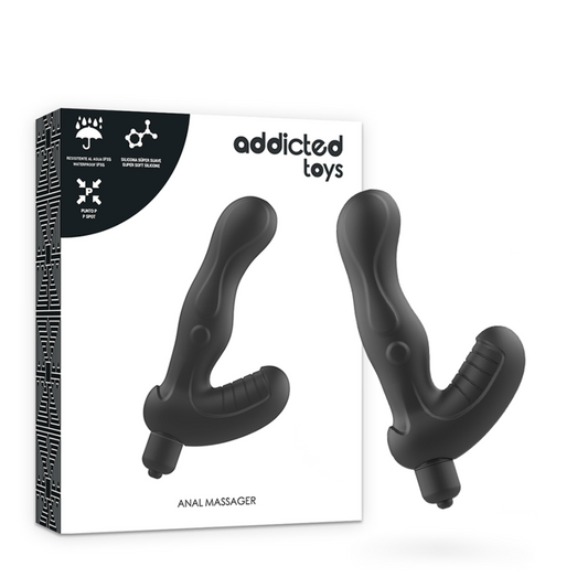 Addicted toys anal stimulator prostate silicone p-spot vibe butt plug sex toys