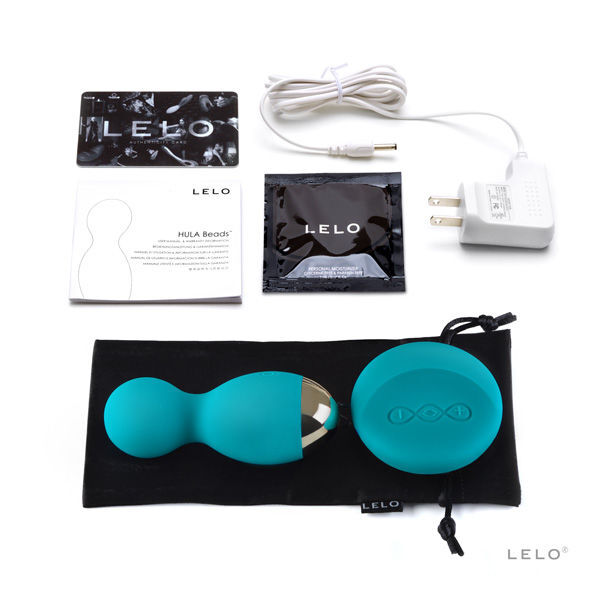 Lelo Insignia Hula Beads blu rotatore vibratore sex toy stimolazione del punto G