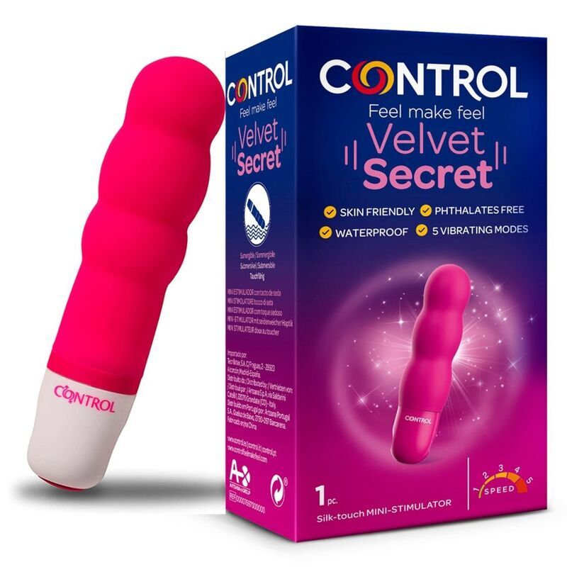 Control velvet secret mini stimulator vibrator sex toy g-spot