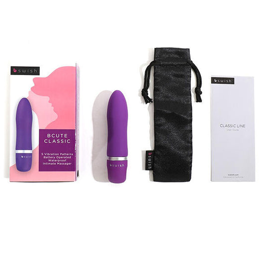 Bcute classic massager purple sex toy b swish women vibrator