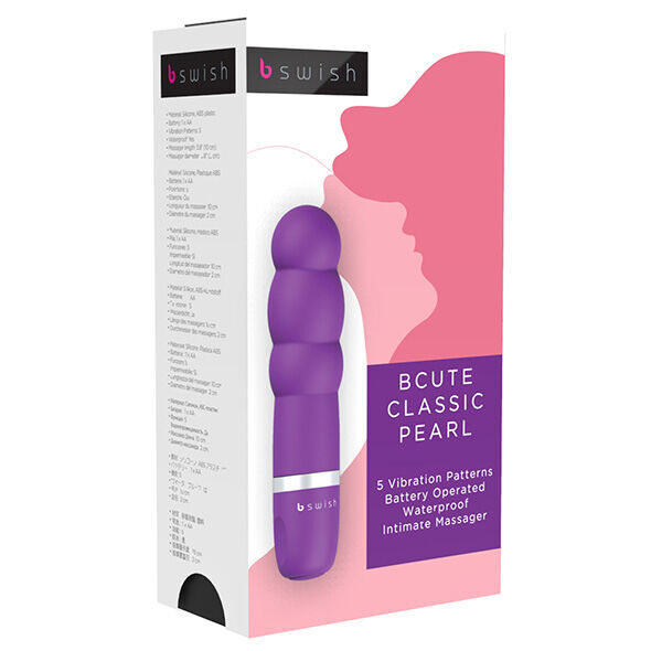 Sex toy b swish vibrator bcute classic pearl massager purple