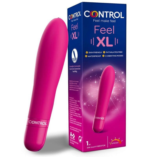 Control Feel XL vibrierender Kugelvibrator Sexspielzeug für Frauen lebensechte Mutlispeed