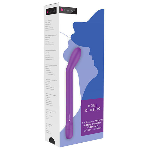 Bgee classic burgundy b swish vibrator massager sex toy g-spot