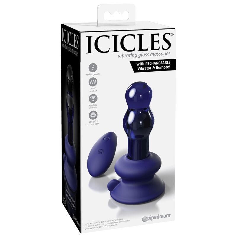 Eiszapfen Nr. 83 Analplug Glas Fernbedienung Anales Sexspielzeug Frauen Dildo Vibrator