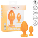 Silicone dildo calex cheeky orange massager anal butt plug sex toys adult