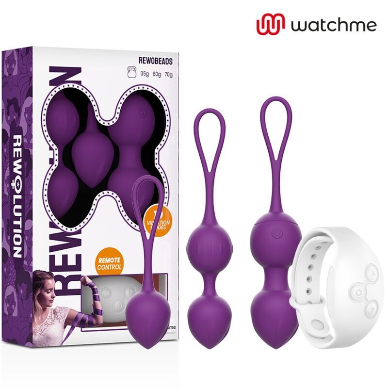 Rewolution beads egg vibrator balls remote control watchme technology g-spot