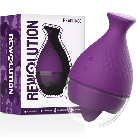 Super powerful external vibrator rewolution rewolingo tongue stimulating vibe sex toy