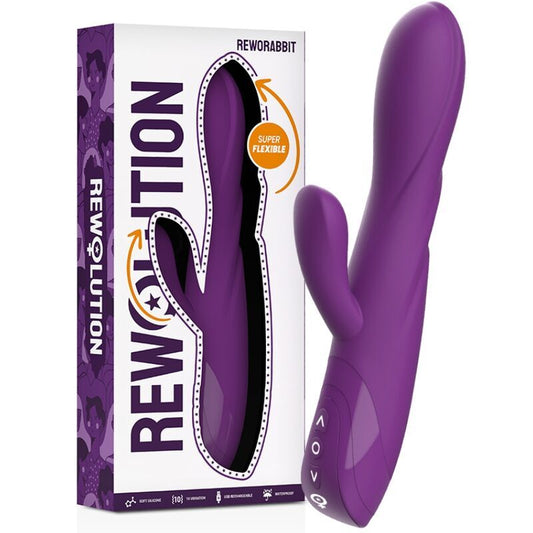 Rewolution Reworabbit flexibler Rabbit-Vibrator-Stimulator, Sexspielzeug, G-Punkt-Frauen