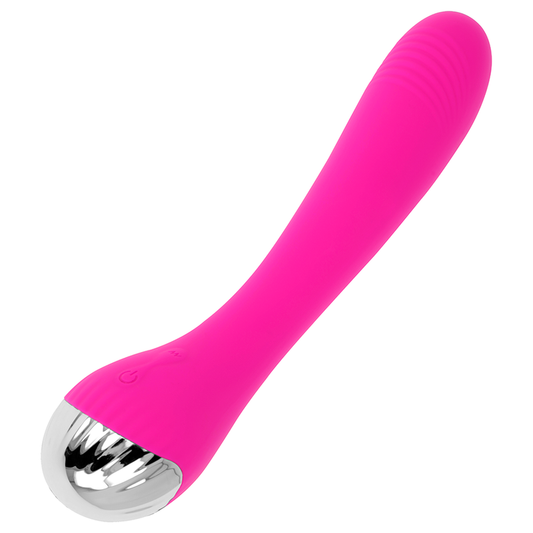 Wasserdichter Vibrator, G-Punkt-Dildo, Klitoris, Ohmama, flexible Stimulation, 19 cm